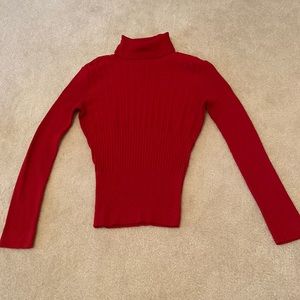 Alfani women’s medium turtleneck sweater. 80% Rayon 20% Nylon.
